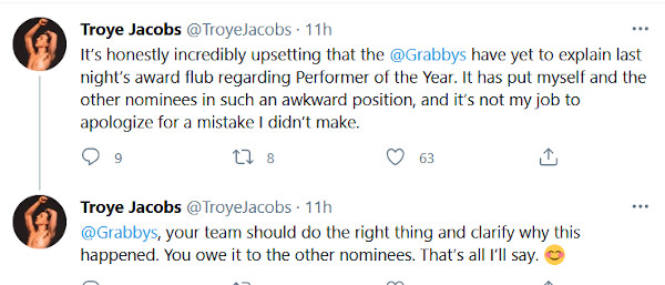 Troye Jacobs - Grabby Controversy